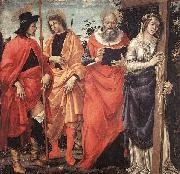 Fra Filippo Lippi Four Saints Altarpiece Spain oil painting artist